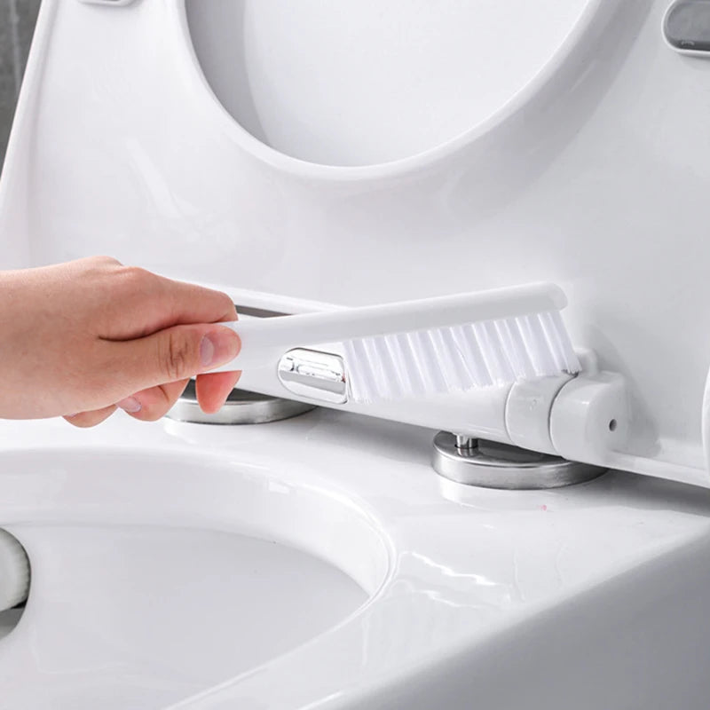 Clean Ease Wall-Mounted Toilet Brush – Long Handle Silicone Soft Bristles