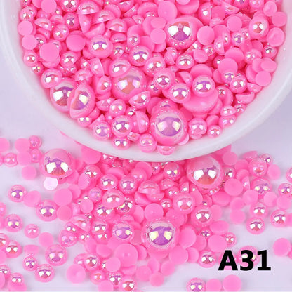 Random Mix  Beads Imitation Pearl